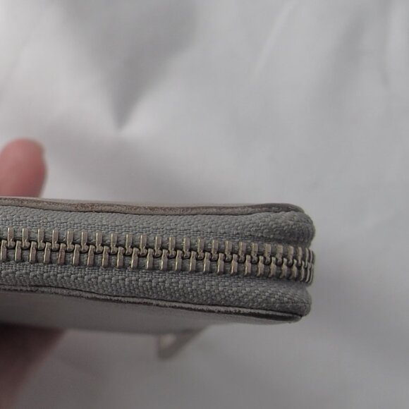 L.A.M.B. Gray Full Zip Wallet, Y2K, Vintage, Gwen Stefani - Picture 12 of 16